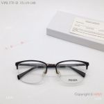 Replica Prada vpr57f-d Eyeglasses Half Frame Clear